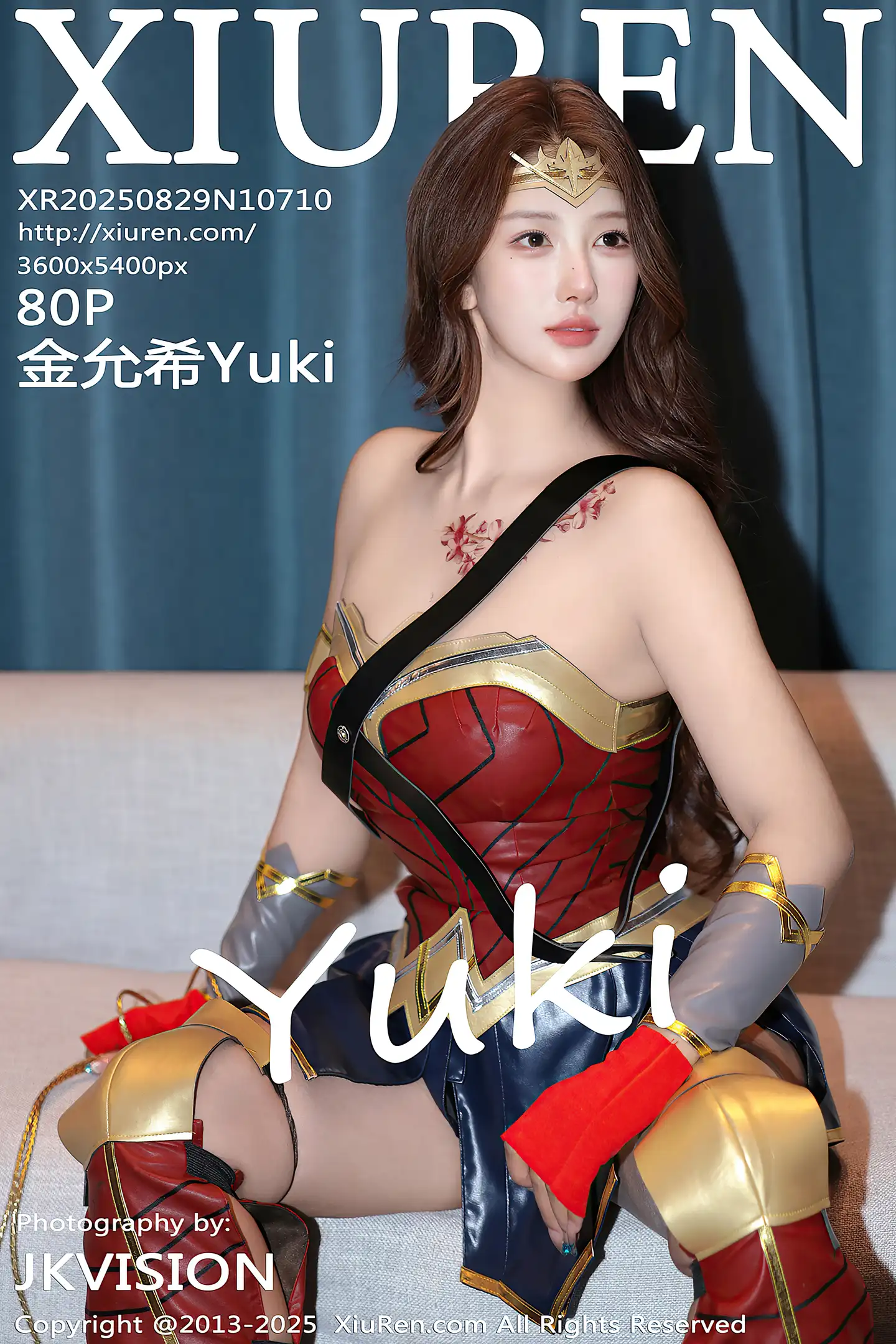 [XiuRen秀人网]VOL.10710 模特金允希Yuki性感Cos神奇女侠服饰秀完美身材迷人诱惑写真80P-秀人网官方网站